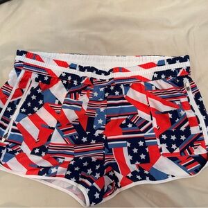 4th of July Fabletics shorts